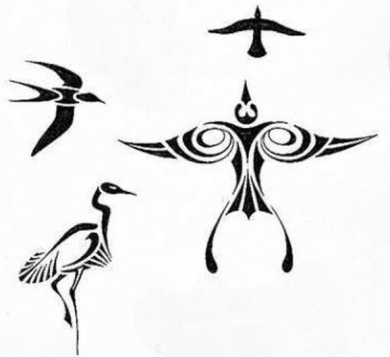 tatuaggio Uccelli