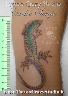 Tatuaggi tattoo Lucertola