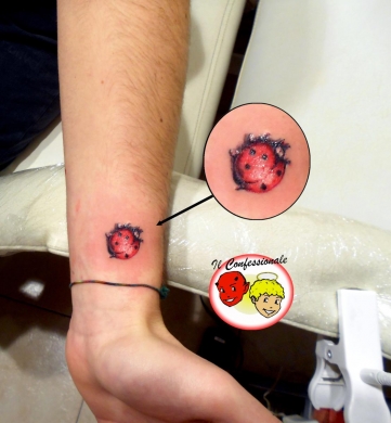Tatuaggi tattoo Coccinella