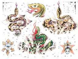 Tatuaggi tattoo Serpenti
