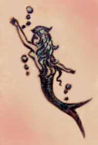 Tatuaggi tattoo Sirena